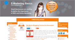 Desktop Screenshot of e-marketingbasics.com