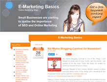 Tablet Screenshot of e-marketingbasics.com